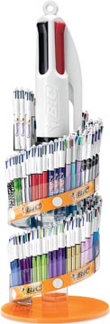 [997908] Bic 4 colours family, stylo bille, 0,32 mm,  présentoir de 198 pièces en différentes versions