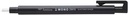 Tombow stylo gomme mono zero avec pointe ronde, rechargeable, noir