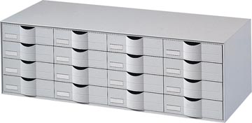 [9H44442] Paperflow bloc à tiroirs, 16 tiroirs, largeur 107,6 cm