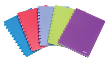 [A1372] Atoma trendy cahier, ft a4, 144 pages, pp, ligné, couleurs assorties