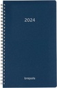 Brepols agenda breform polyprop 6 langues, bleu, 2024