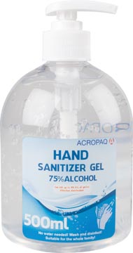[AH002] Gel désinfectant, bouteille de 500 ml