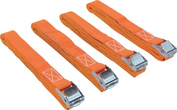 [ARAT94] Sangle d'arrimage ft 3,6 m x 25 mm, paquet de 4 pièces