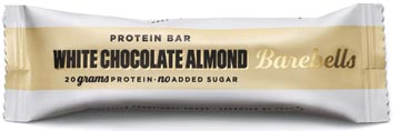 [B1024] Barebells snack white chocolate almond, barre de 55 g, paquet de 12 pièces