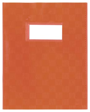 [B1501O] Protège-cahier, ft 16,5 x 21 cm, en plastic de 120 micron, orange