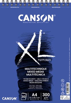 [C287215] Canson album xl mix media 300 g/m² ft a4, bloc de 30 feuilles