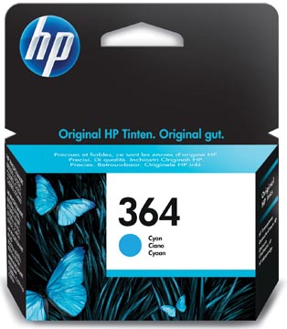 [CB318EE] Hp cartouche d'encre 364, 300 pages, oem cb318ee, cyan