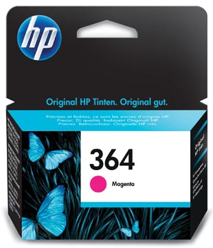 [CB319EE] Hp cartouche d'encre 364, 300 pages, oem cb319ee, magenta