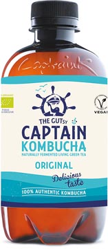 [CK400OR] Le gutsy captain kombucha original, bouteille de 400 ml, paquet de 12 pièces