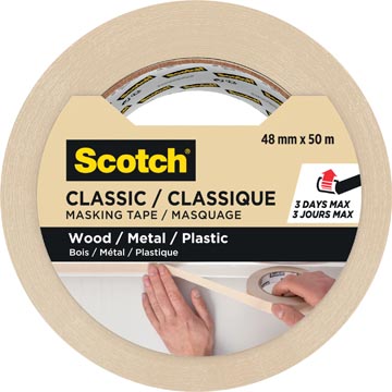 [CLA4850] Scotch ruban de masquage classique, ft 48 mm x 50 m