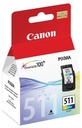 Canon cartouche d'encre cl-511, 244 pages, oem 2972b001, 3 couleurs