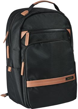 [CR40201] Cristo recycled sac à dos pour ordinateurs portables de 15,6 pouces, noir