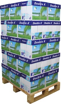 [D1022P1] Double a premium papier d'impression, ft a4, 80 g, pallette de 200 paquets de 500 feuilles