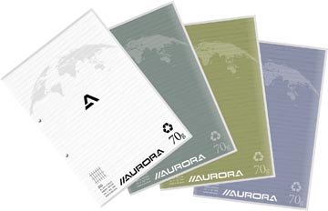 [D102RC] Aurora bloc de cours a4 70g quadrillé commercial, 100 feuilles