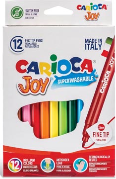 [D12S] Carioca feutre superwashable joy, 12 feutres en étui cartonné