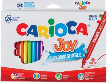 [D24S] Carioca feutre superwashable joy, 24 feutres en étui cartonné