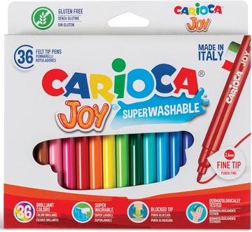 [D36S] Carioca feutre superwashable joy, 36 feutres en étui cartonné