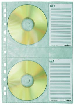 [D522219] Durable pochette perforée pour cd/dvd