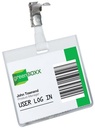 Durable badge avec clip ft 60 x 90 mm, horizontal