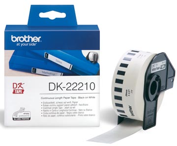 [DK22210] Brother ruban continu pour ql, ft 29 mm x 30,48 m, papier