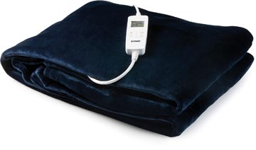 [DO637ED] Domo couverture chauffante électrique, bleu foncé