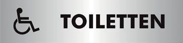 [DOF117] Stewart superior signe auto-adhésif toiletten voor andersvaliden