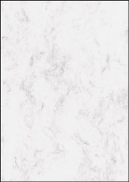 [DP396] Sigel papier design marbré gris, ft a4, 200 g, paquet de 50 feuilles