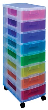 [DT1007] Really useful box bloc à tiroirs, couleurs assorties