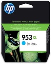 Hp cartouche d'encre 953xl, 1.450 pages, oem f6u16ae, cyan