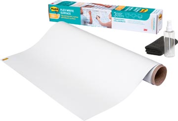 [FWS8X4] Post-it flex write film effaçable à sec sur rouleau, ft 121,9 x 243,8 cm