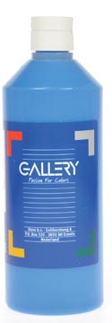 [GA00652] Gallery gouache, flacon de 500 ml, bleu