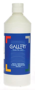 [GA00660] Gallery gouache, flacon de 500 ml, blanc