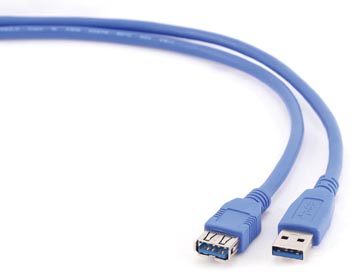 [GB00104] Gembird cablexpert câble usb 3.0, type a/type a, 1,8 m, bleu