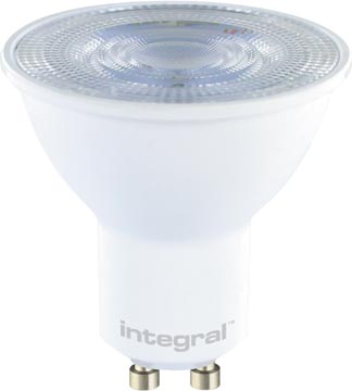 [GU10DE] Integral spot led gu10, dimmable, 4.000 k, 4,2 w, 430 lumens