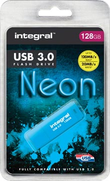 [INO18BL] Integral usb3 neon 128gb bl