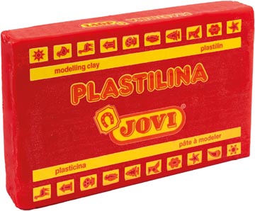 [J7205] Jovi pâte à modeler plastilina rouge