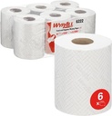 Kimberly-clark professional papier de nettoyage wypall reach, blanc, paquet de 6 roleaux