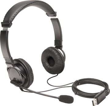 [K97601] Kensington headset usb hi-fi, avec microphone