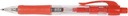 Q-connect stylo bille, rétractable, 0,7 mm, pointe moyenne, rouge