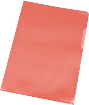 [KF00306] Q-connect pochette coin rouge 120 microns paquet de 100 pièces