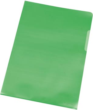 [KF00309] Q-connect pochette coin vert 120 microns paquet de 100 pièces