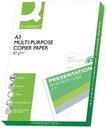 Q-connect papier reprographique, ft a3, 80 g, paquet de 500 feuilles, blanc