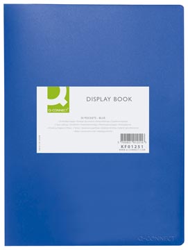 [KF01251] Q-connect protège-documents a4 20 pochettes bleu