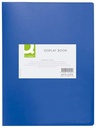 Q-connect protège-documents a4 40 pochettes bleu