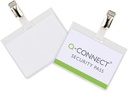 Q-connect badge avec clip 90 x 60 mm