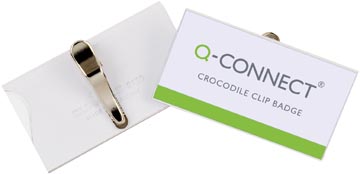 [KF01563] Q-connect badge avec pince crocodile 75 x 40 mm