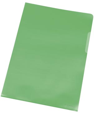 [KF01645] Q-connect pochette coin, vert, 120 microns, paquet de 10 pièces