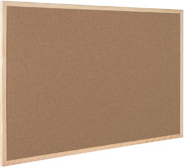 [KF03565] Q-connect tableau en liège avec cadre en bois 40 x 30 cm