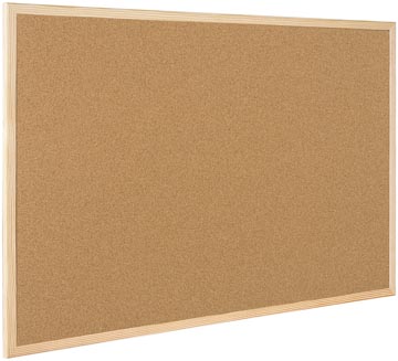 [KF03567] Q-connect tableau en liège avec cadre en bois 90 x 60 cm