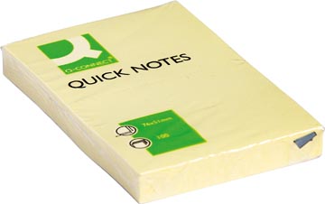 [KF10501] Q-connect quick notes, ft 51 x 76 mm, 100 feuilles, jaune